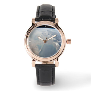 Tropisch blauw water van de Perzische Golf. 2 Horloge