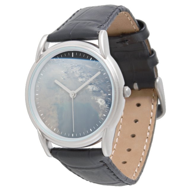 Tropisch blauw water van de Perzische Golf. 2 Horloge (Gekanteld)