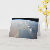 Tropisch blauw water van de Perzische Golf. 2 Kaart (Gele Bloem)