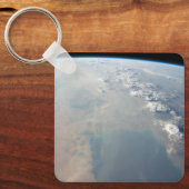 Tropisch blauw water van de Perzische Golf. 2 Sleutelhanger (Voorkant)