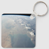 Tropisch blauw water van de Perzische Golf. 2 Sleutelhanger (Achterkant)