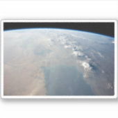 Tropisch blauw water van de Perzische Golf. 2 Sticker (Voorkant)