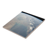 Tropisch blauw water van de Perzische Golf. 2 Tegeltje (Zijkant)