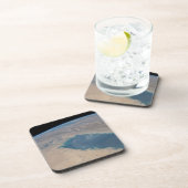 Tropisch blauw water van de Perzische Golf. Bier Onderzetter (Rechterzijde)