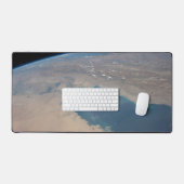 Tropisch blauw water van de Perzische Golf. Bureaumat (Keyboard & Muis)