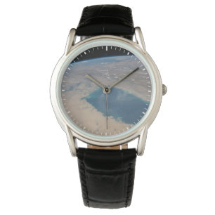 Tropisch blauw water van de Perzische Golf. Horloge