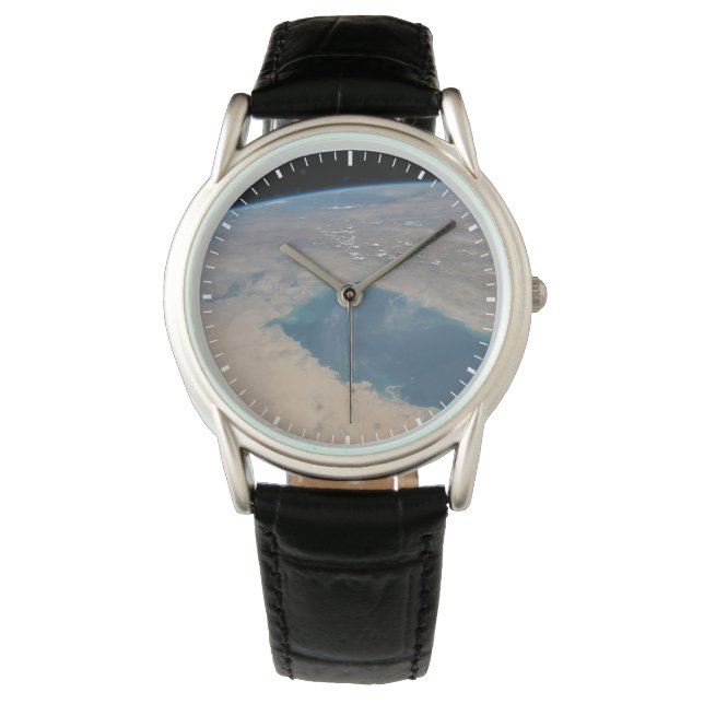 Tropisch blauw water van de Perzische Golf. Horloge (Voorkant)