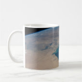 Tropisch blauw water van de Perzische Golf. Koffiemok (Links)