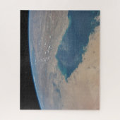 Tropisch blauw water van de Perzische Golf. Legpuzzel (Verticaal)