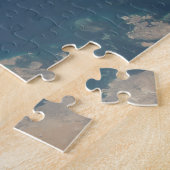 Tropisch blauw water van de Perzische Golf. Legpuzzel (Zijkant)