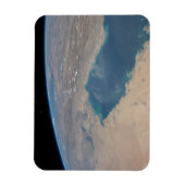 Tropisch blauw water van de Perzische Golf. Magneet (Verticaal)