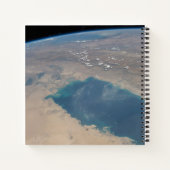 Tropisch blauw water van de Perzische Golf. Notitieboek (Achterkant)