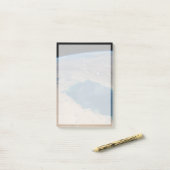 Tropisch blauw water van de Perzische Golf. Post-it® Notes (Op bureau)