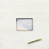 Tropisch blauw water van de Perzische Golf. Post-it® Notes (Op bureau)