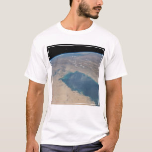 Tropisch blauw water van de Perzische Golf. T-shirt