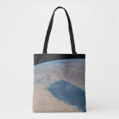 Tropisch blauw water van de Perzische Golf. Tote Bag (Voorkant)
