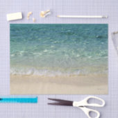 Tropisch blauw zeewater 1 tissuepapier (Craft)