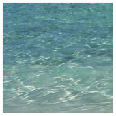 Tropisch blauw zeewater 2 stof (Swatch)