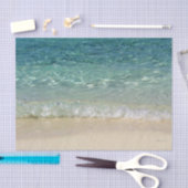 Tropisch blauw zeewater 2 Weefpapier Tissuepapier (Craft)