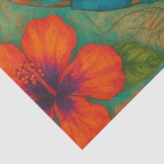 Tropisch Blauwe Krab Decoupage Papier – Kust (Detail)