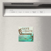 Tropisch Blauwgroen Schilderachtig strand Save the Magneet (Insitu (Vaatwasser))