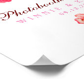 Tropisch bloem Fotohokje bord Poster (Hoek)