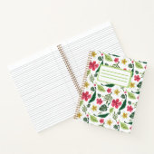 Tropisch Bloem Notitieboek (Binnen)