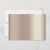 Tropisch Bloemen Afstuderen Pet en Tassel Party RSVP Kaartje (Achterkant)