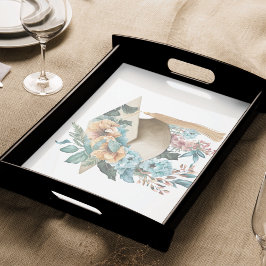 Tropisch Bloemen Afstuderen Pet en Tassel Party Tissuepapier