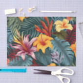 Tropisch  Bloemen Decoupage papier (Craft)