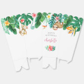 Tropisch Bloemen Oerwoud Dieren Kids Verjaardagsfe Bedankdoosjes (Ongevouwen)