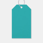 Tropisch Bloemen Oerwoud Dieren Kids Verjaardagsfe Cadeaulabel (Achterkant)