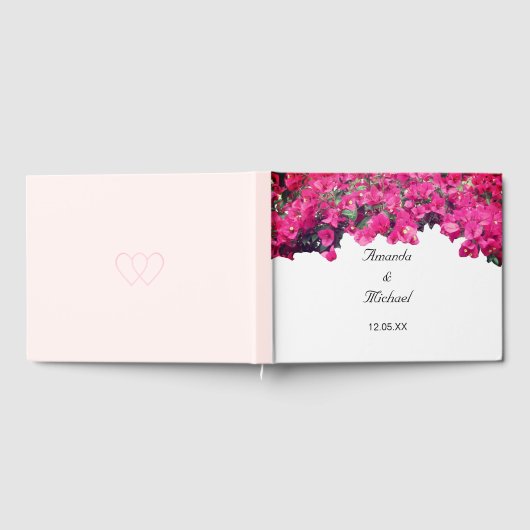 Tropisch Bloemend Huwelijk Gastenboek (Volledig)