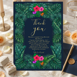 Tropisch bloemendesign | Hibiscus & groenblijvende Kaart