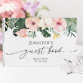 Tropisch Bloemengastenboek Bruidsdouche Gastenboek