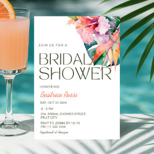 Tropisch bloemenhibiscus Hawaïaans Vrijgezellenfee Kaart