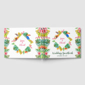 Tropisch Bloemenparadijs Hawaïaanse bruiloft Gastenboek (Volledig)