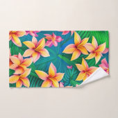 Tropisch bloemenpatroon in Hawaiian Bad Handdoek (Handdoek)