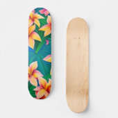 Tropisch bloemenpatroon in Hawaiian Persoonlijk Skateboard (Voorkant)
