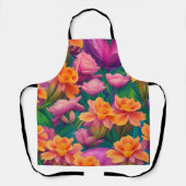 Tropisch bloemenpatroon in Hawaiian Schort (Voorkant)