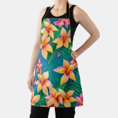 Tropisch bloemenpatroon in Hawaiian Schort (Insitu)