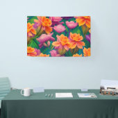 Tropisch bloemenpatroon in Hawaiian Spandoek (Beurs)