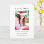 Tropisch bloemfeest ter viering van het leven kaart (Gele Bloem)