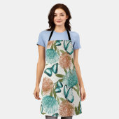 Tropisch bloemig Schort (Gedragen)