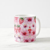 Tropisch Bloemmotief Koffiemok (Voorkant rechts)