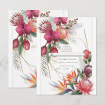 Tropisch Bloemparadijs Botanische Gouden R.S.V.P.