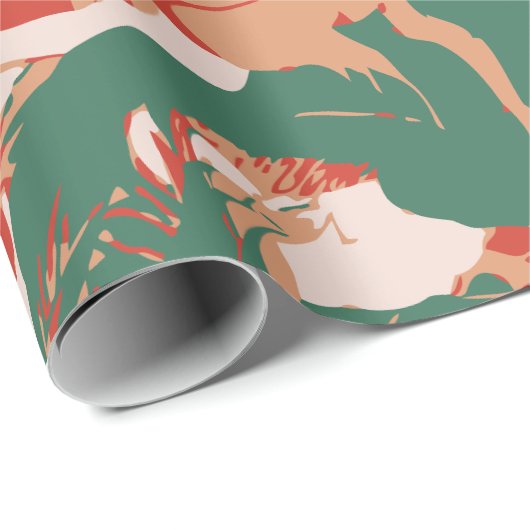 Tropisch bloemparadijs cadeaupapier (Rol Hoek)