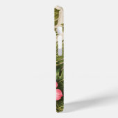 Tropisch bloempatroon – Hibiscus, Monstera  Case-Mate iPhone Case (Achterkant / Links)