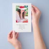 Tropisch Bloemstrand Feest van het Leven Flyer (Hand)