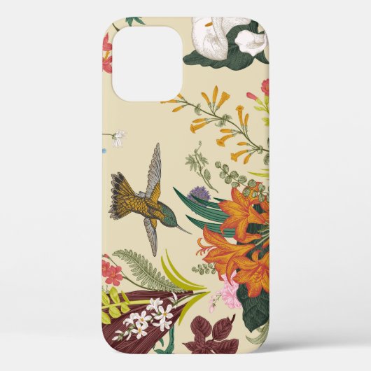 Tropisch bloemtapijt Case-Mate iPhone case (Achterkant)